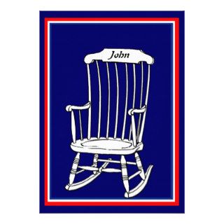 Rocking Chair Retirement Invitation