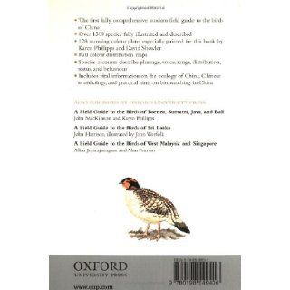 A Field Guide to the Birds of China: John MacKinnon, Karen Phillipps: 9780198549406: Books