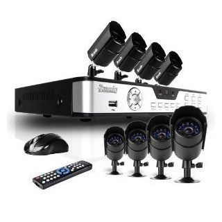 Zmodo PKD DK0855 500GB 8 Channel DVR Security System with 8 CMOS IR Cameras, 500 GB Hard Drive, and Remote Web/Mobile Access : Surveillance Dvr Kits : Camera & Photo