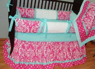 Modpeapod Abigail Damask Baby Bedding Set  Crib Bedding Sets  Baby