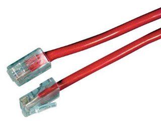 5 Ft Red Cat5E Assembled 350Mhz Cross Over Patch Cable Computers & Accessories