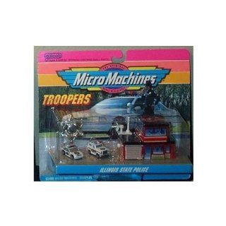 Illinois State Police Micro Machines Troopers Set #8: Toys & Games