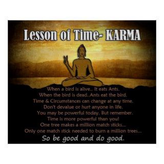 Lesson of Time ~ KARMA Posters