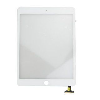 Flylinktech White Ipad Mini Digitizer Replacement Glass Front Touch Screen Panel Assembly: Computers & Accessories