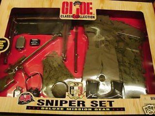 Gi Joe Deluxe Mission Gear Sniper Set Includes Sniper Rifle 12 Inch 1:6: Toys & Games