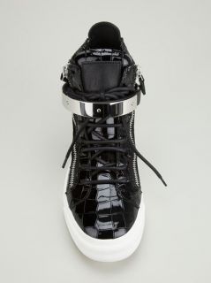 Giuseppe Zanotti Design Textured Hi top Sneaker