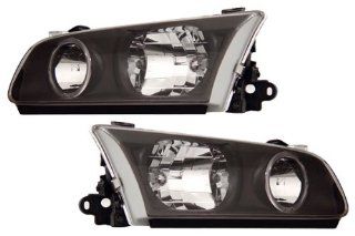 Toyota Camry Black LED Halo Headlights: Automotive