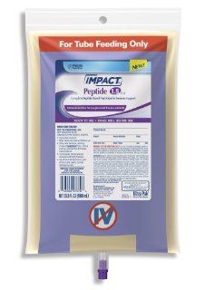 Impact Peptide 1.5 Cal Nutritional Formula (1000 ML  6 Each/Case) Health & Personal Care