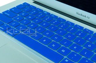 Kuzy   AIR 11inch BLUE Keyboard Silicone Cover Skin for NEW Apple MacBook Air 11.6" Aluminum Unibody: Computers & Accessories