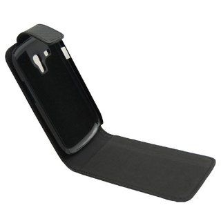 Leather Flip Cover Case Pouch For Samsung Galaxy S3 SIII mini i8190: Cell Phones & Accessories