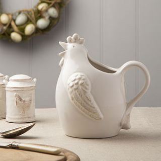 ceramic hen serving jug by the contemporary home
