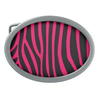 Customizable Zebra Belt Buckle