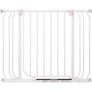 North States Easy-Close Metal Pet Gate with 2 Extensions, Model# 4910S  Pet Supplies