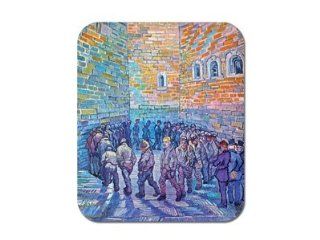 The Round of the Prisoners   Vincent Van Gogh Mousepad Mouse Pad: Computers & Accessories