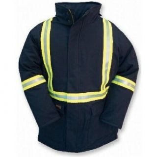 Big Bill 10 oz. Flame Resistant High Visibility Ultra Soft with Epic Bomber Jacket M305NEX: Clothing