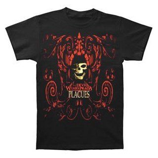Devil Wears Prada Plagues Skull T shirt Large Youth: Clothing