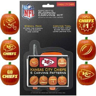 NFL Kansas City Chiefs Pumpkin Carving Kit  Sports Fan Wallets  Sports & Outdoors