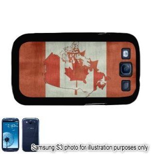Canada Shape Distressed Flag Samsung Galaxy S3 i9300 Case Cover Skin Black: Cell Phones & Accessories