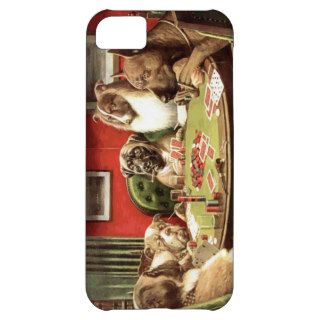 Funny Dogs Playing Poker Iphone Cover Case iPhone 5C Case