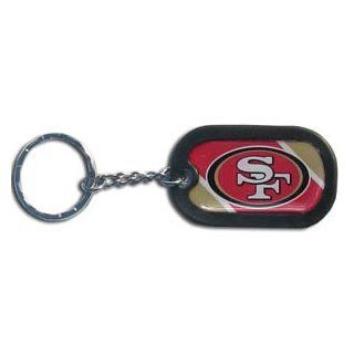 NFL San Francisco 49ers Dog Tag Key Chain : Sports Fan Keychains : Sports & Outdoors