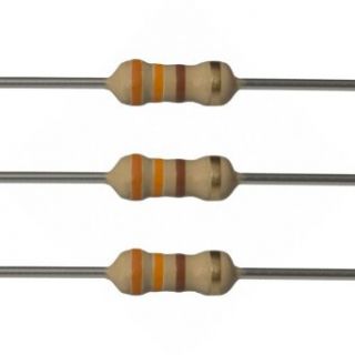E Projects   330 Ohm Resistors   1/4 Watt   5%   330R (25 Pieces): Single Resistors: Industrial & Scientific