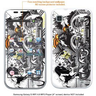 Protective Decal Skin Sticke for Samsung Galaxy S WIFI Player 4.0 Media player case cover GLXYsPLYER_4 331: Cell Phones & Accessories