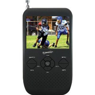 Supersonic SC 335 3.5" Portable TFT LCD TV with FM Radio and SD Card Slot: Electronics