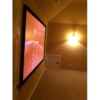 Elite Screens 150 Inch 16:9 SableFrame Fixed Projector Screen (73.6"Hx130.7"W): Electronics