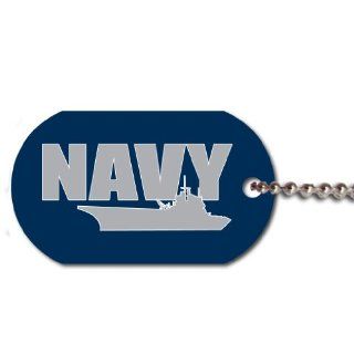 United States Navy Dog Tag   Support The United States Navy Today Sports & Outdoors