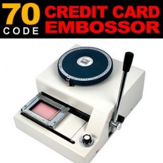 New Manual PVC Card Embosser ID Embossing Machine: Industrial & Scientific
