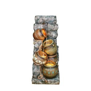 ORE International K336 Indoor Outdoor Potter Pitcher Fountain, 43 Inch   Southwest Fountain