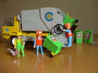 Playmobil Victorian Doll House Series   Garbage Truck (3780): Toys & Games