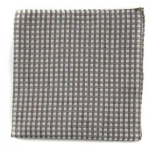 PS A 40   Brown   White Italian Design Silk Pocket Square at  Mens Clothing store: Neckties