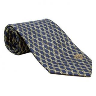 Versace VE BO353 0001 Gold/Navy Scale Pattern Woven Silk Men's Tie at  Mens Clothing store