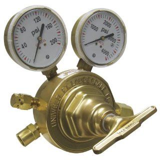 Uniweld RV8018 2 Heavy Duty Single Stage Air Regulator with CGA346 Inlet   Power Brazing Accessories  