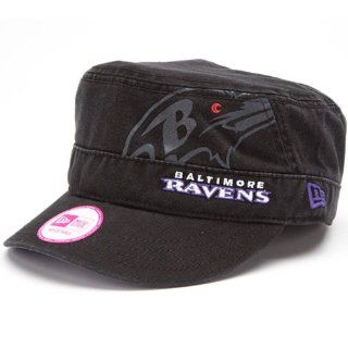 NFL New Era Baltimore Ravens Ladies Goal To Go Military Adjustable Hat   Black : Baseball Caps : Sports & Outdoors