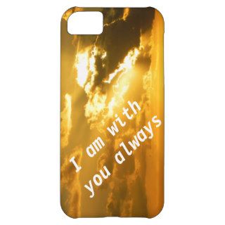 I am with you always iPhone 5C cover