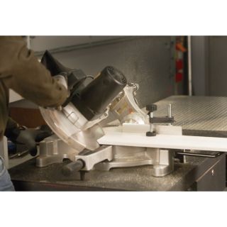 Please see replacement item# 41493. Klutch Compound Sliding Miter Saw — 10in.