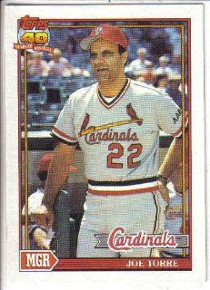 1991 Topps #351 Joe Torre : Sports Related Trading Cards : Sports & Outdoors