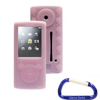Gizmo Dorks Soft Silicone Skin Case (Pink) for the Sony Walkman E Series (NWZ E353 / NWZ E354) MP3 Player : MP3 Players & Accessories