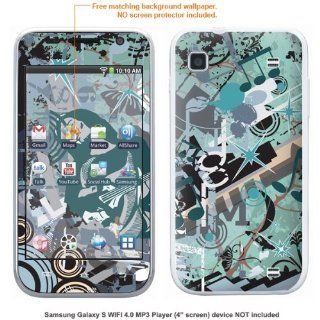 Protective Decal Skin Sticke for Samsung Galaxy S WIFI Player 4.0 Media player case cover GLXYsPLYER_4 354: Cell Phones & Accessories