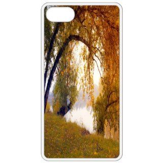 Indian Summer Image   White Apple Iphone 5 Cell Phone Case   Cover: Cell Phones & Accessories