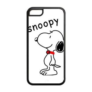 Snoopy   Cartoon Waterproof Plastic and TPU case for iphone 5c, Back cover: Cell Phones & Accessories