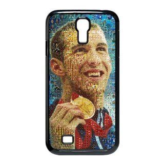 Customize World swimming champion Michael Phelps black (tpu) Case Fits and Protect Samsung Galaxy S4 I9500 Cell Phones & Accessories