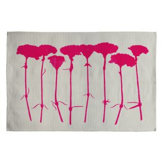 DENY Designs Garima Dhawan Pink Carnations Novelty Rug