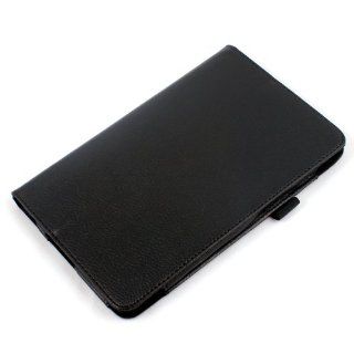 Black Folio PU Leather Case Stand Cover Skin For ASUS FonePad ME371mg ME371 7": Computers & Accessories