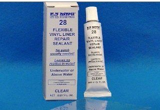 E Z Products EZP 371 E Z Patch 28 Clear Flexible Repair Sealant For Vinyl Liners   4.8 Ounce Tube: Sports & Outdoors