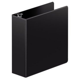 Wilson Jones Heavy Duty Round Ring Binder with Extra Durable Hinge, 3 Inch, Black (W364 49NB) : Office Products