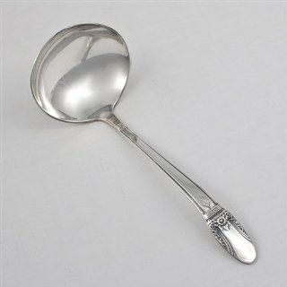 First Love by 1847 Rogers, Silverplate Gravy Ladle: Kitchen & Dining