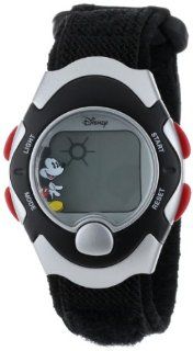 Disney Mickey Mouse Women's MCK367 Black Band Digital Watch: Watches